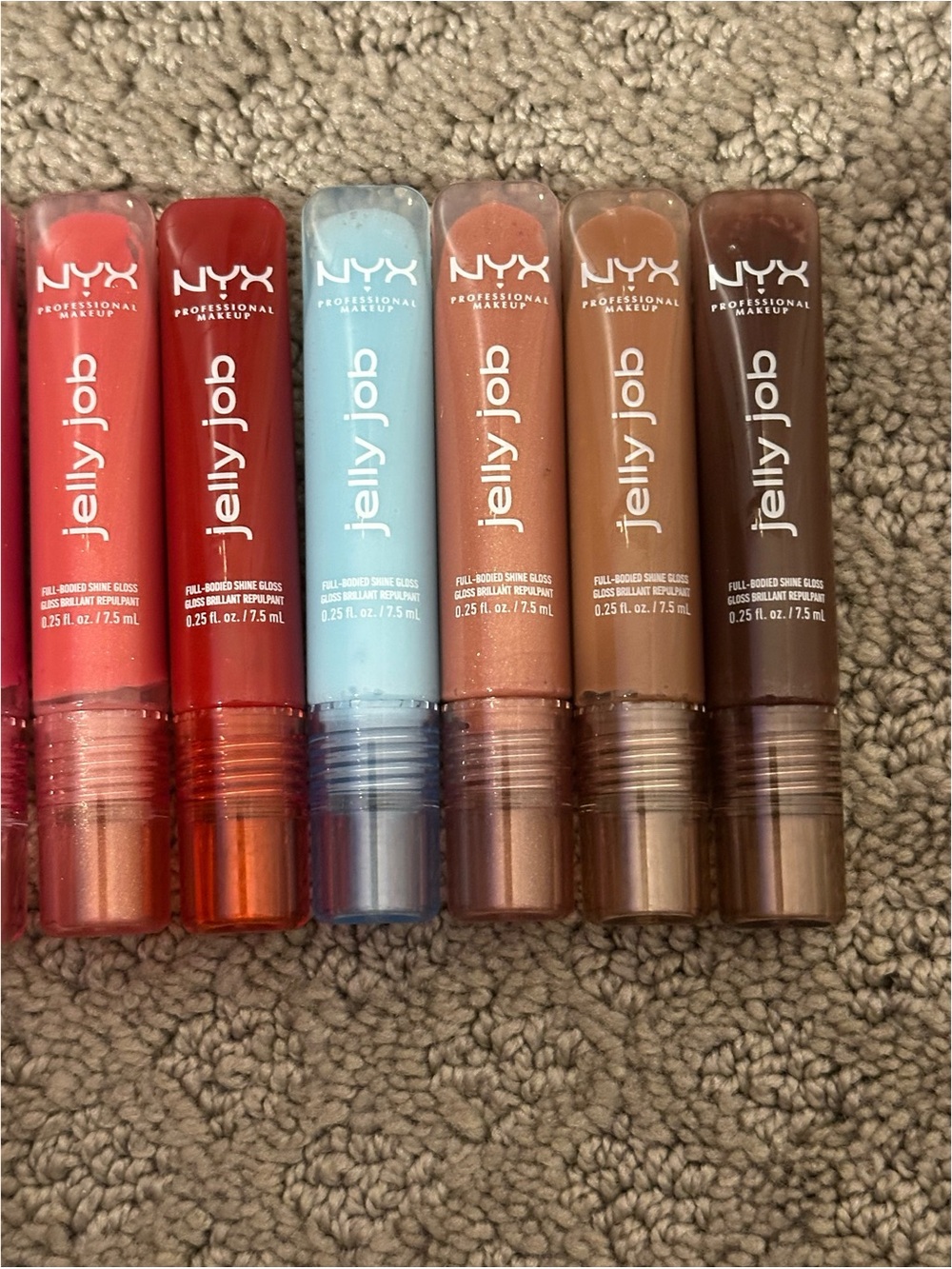 BRAND NEW NYX Professional Makeup Jelly Job Lip Gloss Bundle – 13 Full Glosses - Picture 4 of 8